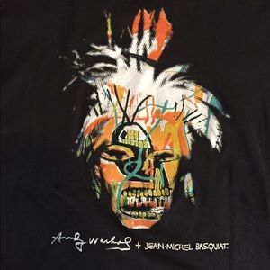 Andy Warhol X Jean Michel B. T-Shirt